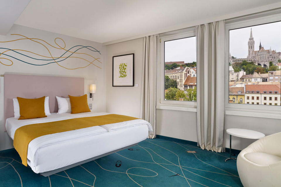 Park Plaza Budapest_Superior room - Caste view - 1 Double