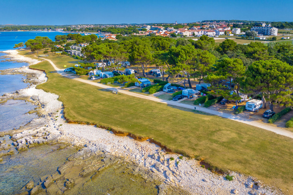 Arena Grand Kažela Campsite_Luxury lot first row to the sea